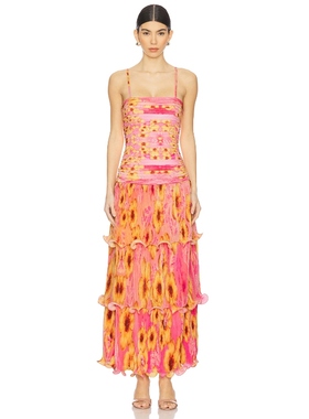 YAURA BIMI 长裙 Fuchsia,YellowREVOLVE小众新款