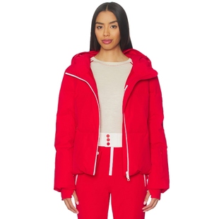 POPPY 休闲风REVOLVE小众新款 蓬蓬感夹克 美式 红色 JORDE