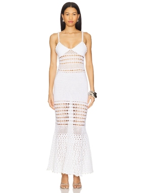 retrofete BELIZE 裙子 白色 性感礼服REVOLVE小众新款