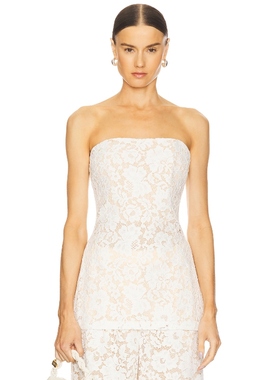 SANS FAFF POPPY 蕾丝上装 白色 y2k辣妹风REVOLVE小众新款