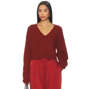 [冬季新品]Lapointe 毛衣 铁锈色REVOLVE小众