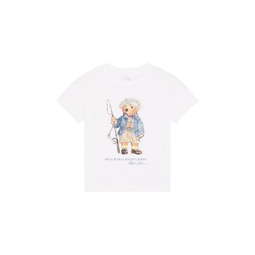 Polo Ralph Lauren白色上装印花休闲短袖T恤夏季新品REVOLVE
