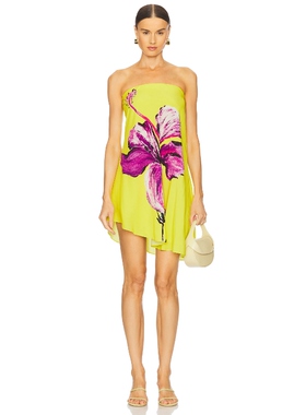 [冬季新品]ROCOCO SAND DRESS 连衣裙 黄色 REVOLVE小众