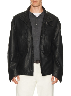 ALLSAINTS HALTON 夹克 黑色REVOLVE小众新款