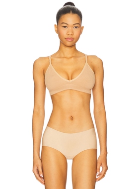 LUNYA SEAMLESS 比基尼文胸上装 棕黄色REVOLVE小众新款