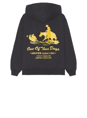 ONE OF THESE DAYS SILVER QUEEN 套头衫 黑色REVOLVE小众新款