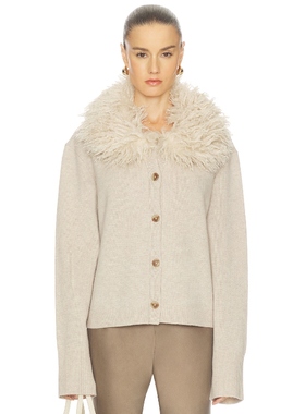 L'Academie ALLEGRIA 开衫 米色REVOLVE小众新款