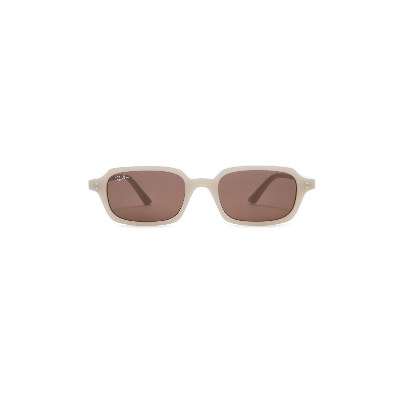 Ray-Ban米白色太阳眼镜方形镜框窄框简约秋冬新品REVOLVE