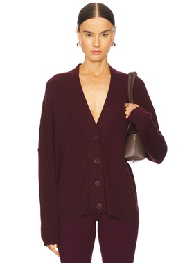[春节穿搭]SABLYN SPARROW 开衫 酒红色REVOLVE小众新款冬季保暖