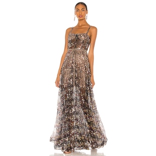 小众新款 Bronx 长裙礼服裙REVOLVE时尚 Banco and