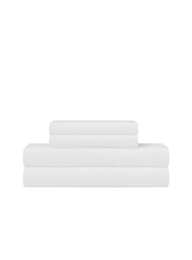 Barefoot Dreams Full Washed Bamboo Sheet Set 白色REVOLVE小众