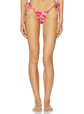 PatBO Peony Print Bikini Bottom 26春夏新品 revolve小众新款
