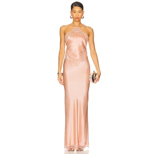 retrofete 新品 EVERLY 裙子粉红胭脂系列 REVOLVE 性感礼服 春季