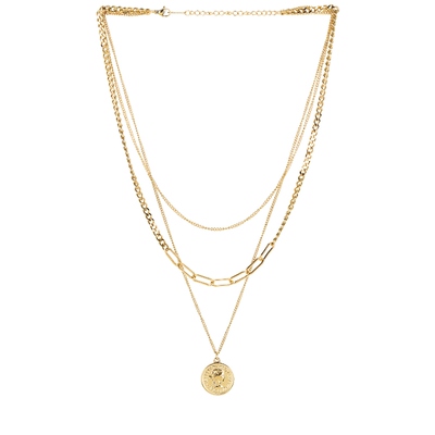 Amber Sceats FELIX 层叠项链 金属REVOLVE小众新款