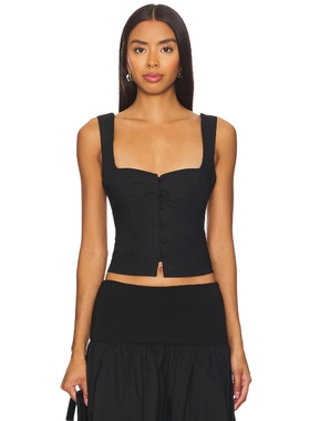 Tularosa JESS 上装 黑色 y2k辣妹风REVOLVE小众新款