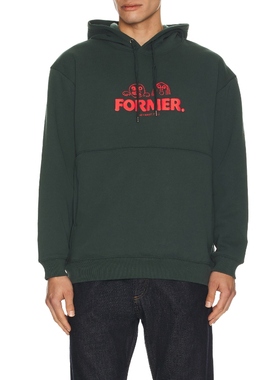 FORMER WANT 连帽衫 深绿色REVOLVE小众新款