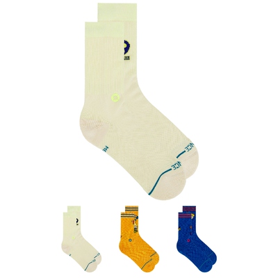 Stance Rocket Power Socks Box Set Blue,Orange,Cream REVOLVE