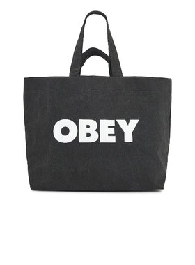 Obey PIGMENT DYED 手提包 黑色REVOLVE小众新款