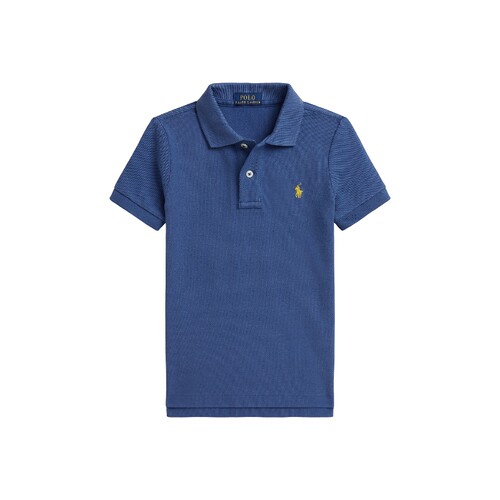Polo Ralph Lauren蓝色上装翻领通勤风短袖T恤童装REVOLVE