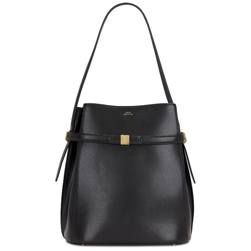 Toteme 手提包黑色简约通勤风轻奢牛皮包托特包REVOLVE小众新款