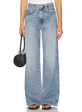 [冬季新品]AMO Denim FRIDA 牛仔裤 蓝色美式复古风REVOLVE小众