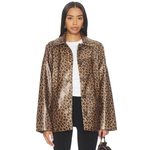 JACKET 休闲风REVOLVE小众新款 外套 美式 棕色 WeWoreWhat