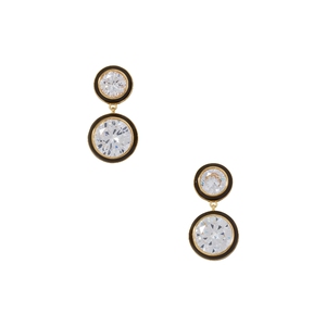 Roxanne Assoulin CUBIC DOUBLE DROP 耳饰 26早秋新品 revolve小