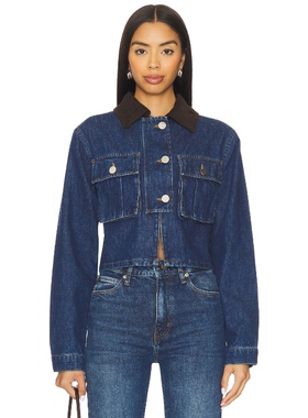 [春季新品]ALIGNE ETHAN 牛仔夹克 蓝色 美式休闲风REVOLVE小众