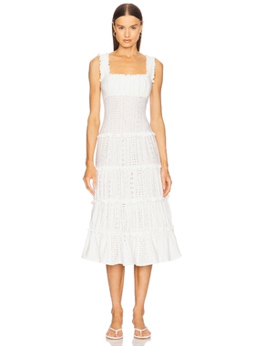 LOBA CARMEN 裙子 白色礼服裙REVOLVE小众