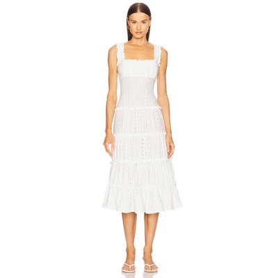 LOBA CARMEN 裙子 白色礼服裙REVOLVE小众