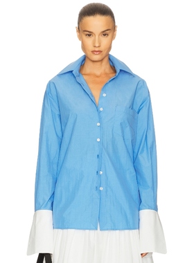 [冬季新品] Helsa 衬衫静奢风老钱风宽松通勤外套上衣REVOLVE小众