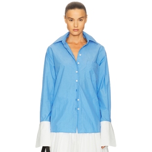 [春季新品] Helsa 衬衫静奢风老钱风宽松通勤外套上衣REVOLVE小众