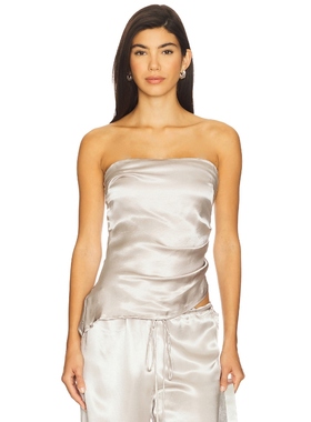 Tyler McGillivary ESTELLE 上装 灰褐色 y2k辣妹风REVOLVE小众新