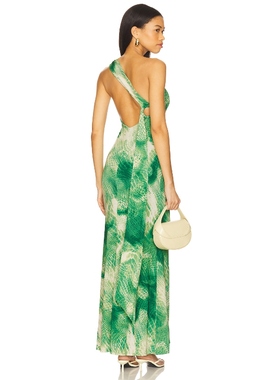 [冬季新品]AFRM CARLOTTA 针织连衣裙保暖绿色REVOLVE小众