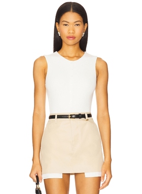 [冬季内搭]ALL THE WAYS TAMARA 上装白色辣妹风 REVOLVE小众新款