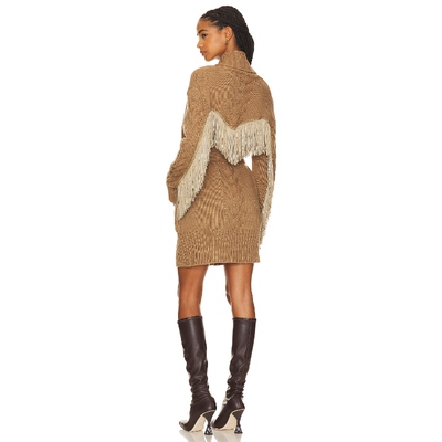 Understated Leather Midi Rodeo 针织衫revolve时尚小众春季