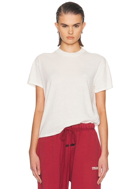 Fear of God ESSENTIALS T恤 revolve小众新款 象牙白