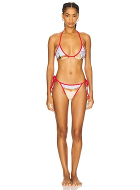 NIIHAI ROUTE 66 比基尼套装 Baby blue,Red REVOLVE小众新款