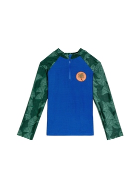 Agua Bendita NOAH THAMAR 泳衣上衣 蓝色，绿色REVOLVE小众新款