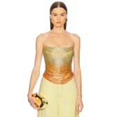 性感REVOLVE小众新款 Cult 无带上装 柠檬色 Gaia PANDORA