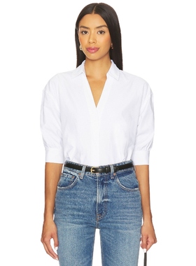 [冬季新品]Brochu Walker RHETT 衬衫 白色REVOLVE小众