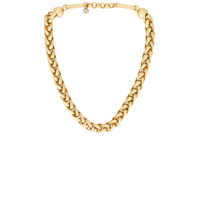 Demarson VARICK 链式项链 金属金色REVOLVE小众新款