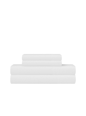 Barefoot Dreams King Washed Bamboo Sheet Set 白色REVOLVE小众