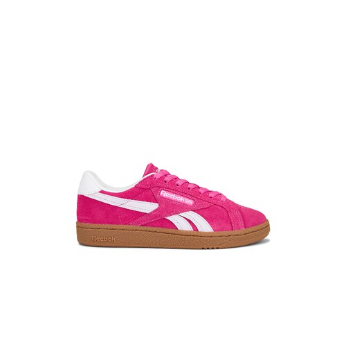 Reebok 锐步 CLUB C GROUNDS UK 运动鞋 粉色德训鞋REVOLVE女鞋