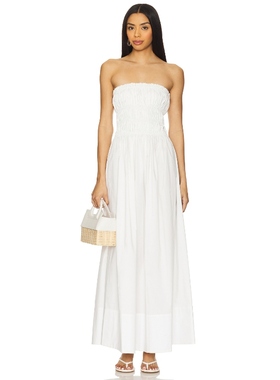 MORE TO COME HART 裙子 白色REVOLVE小众新款