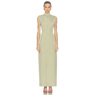 绿色REVOLVE小众新款 针织裙子 CLARE OCHS