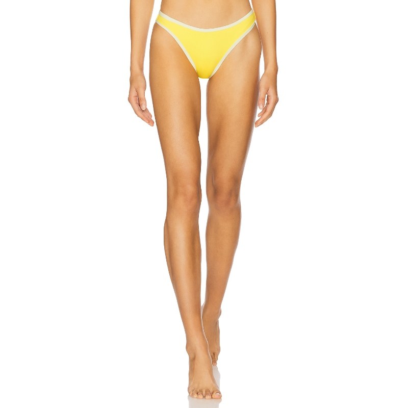 Significant Other TAITA 高腰比基尼泳裤 黄色 y2k辣妹风REVOLVE