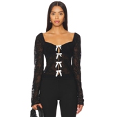 保暖 MAJORELLE 春季 长袖 新品 上装 黑色REVOLVE小冬季 MYLA 上衣