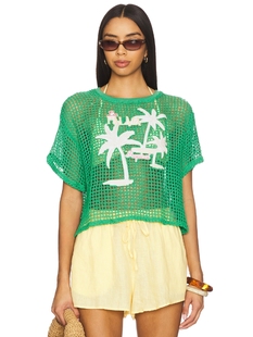 Maaji TROPICAL GREEN COTTA T恤 revolve小众新款 绿色