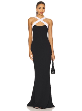 Nookie VIVA 长裙 黑色REVOLVE小众新款